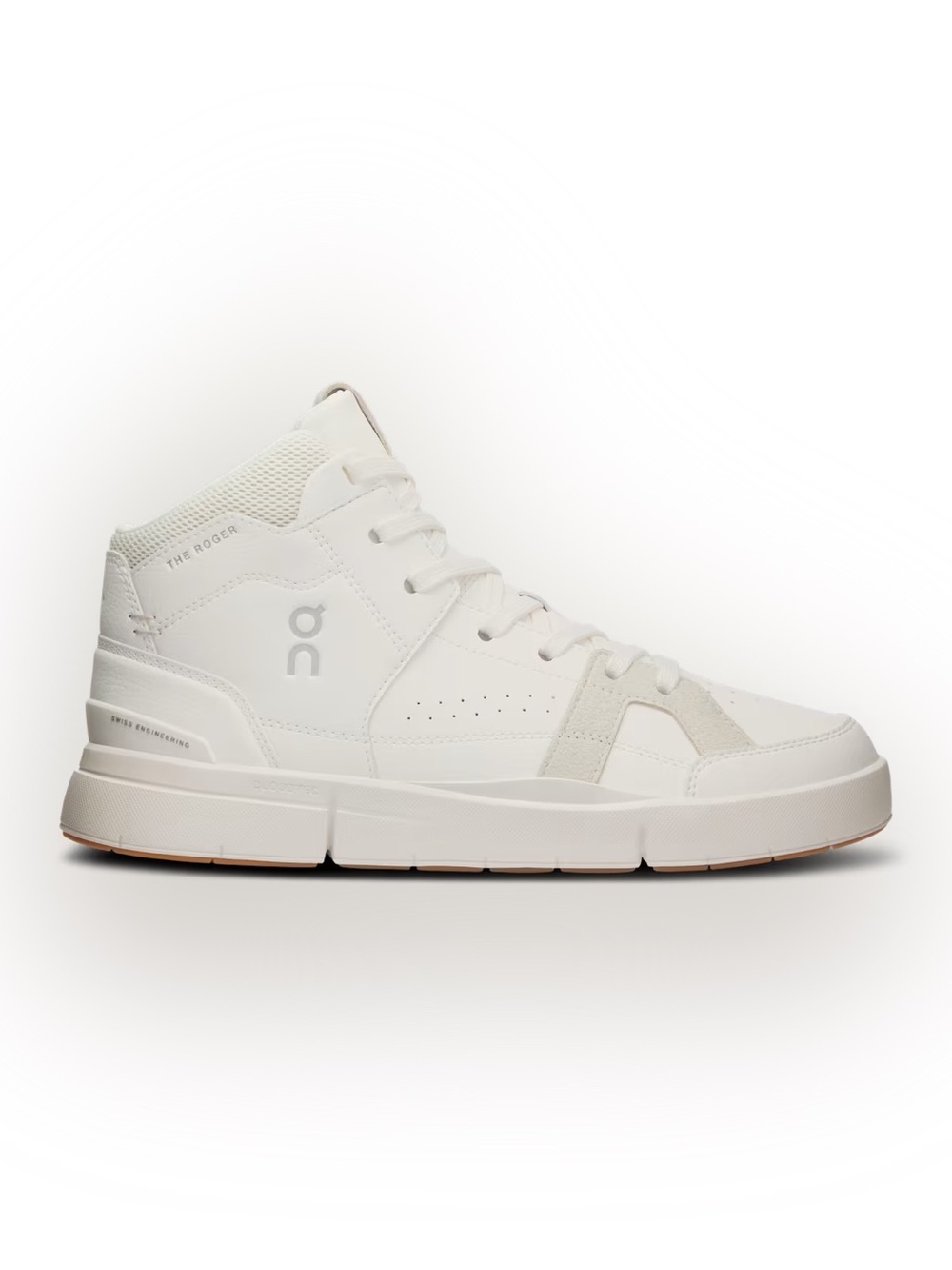 Women’s On Cloud The Roger Clubhouse Sneakers Mid White Size 8.5